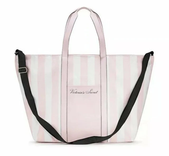 Victoria secret deals striped duffle bag