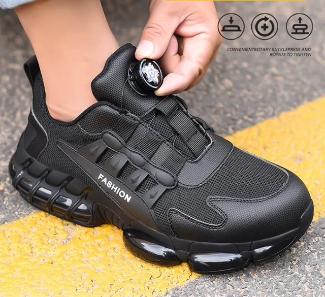 2024MENS WOMENS LIGHTWEIGHT Safety Shoes Steel Toe Cap Work Boots ...