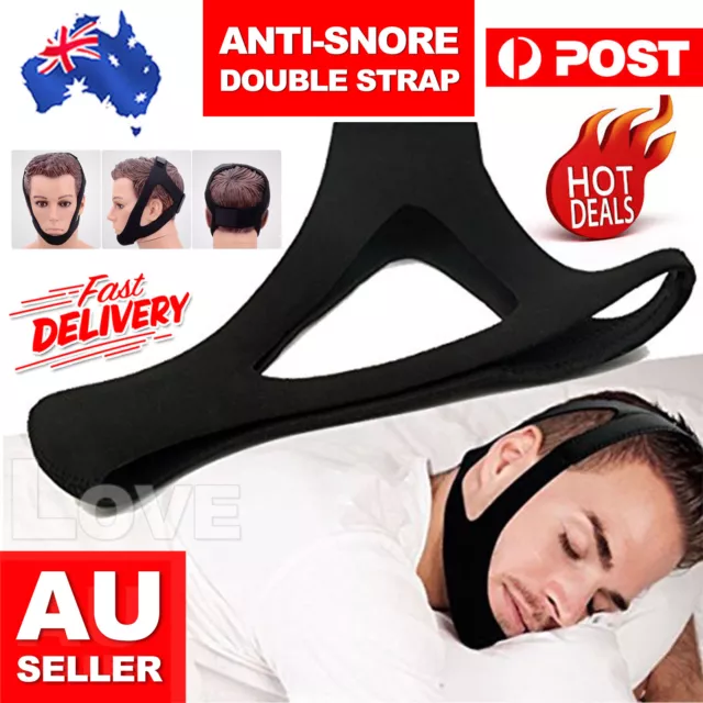 Anti Snore AntiSnore Device Jaw Strap Stop Snoring Solution Chin Support Strap