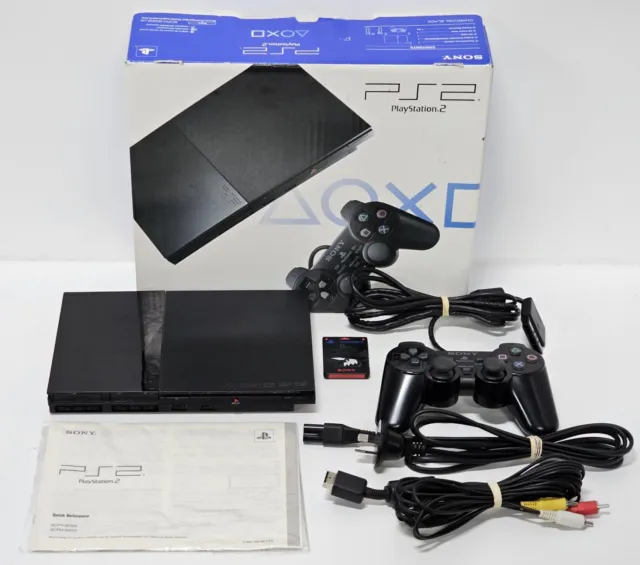 PlayStation 2 PS2 Slim Console PAL Complete In Box - SCPH-90002 - Tested Working