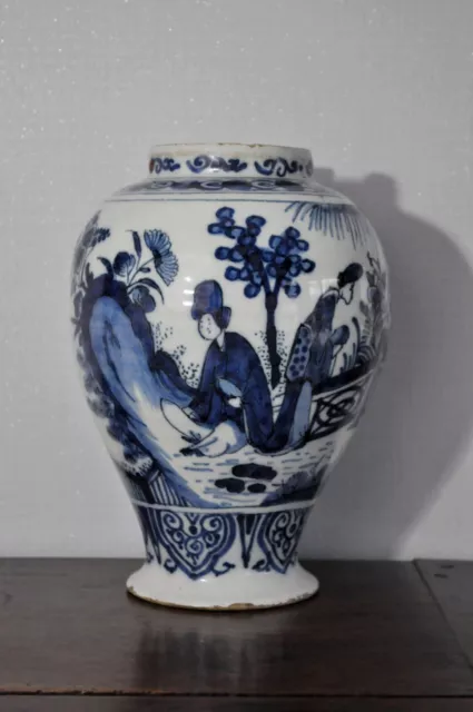 Vase en faïence de Delft - XVIIIème siècle