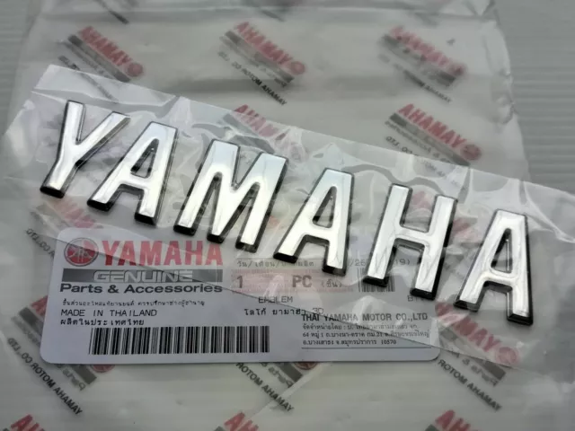 ORIGINAL Yamaha-3D-Tank-Schriftzug-XSR-Aufkleber-PVC-Sticker-120mm-Emblem-