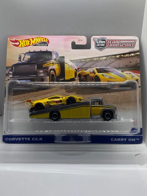 Hot Wheels Corvette C8 R sárga kisautó 1/64 - Mattel vásárlás a