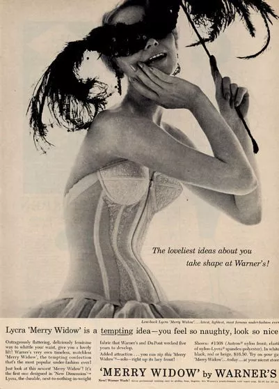 1961 WARNER'S PRINT AD Merry Widow Corset Tempting Look Great Vintage Decor  $14.99 - PicClick