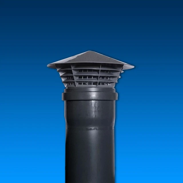 Tapa de Salida Aire DN160 En Tubo Purgador Ventiladores Techo HT KG Dunsthut