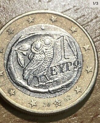 Pièce de Monnaie rare 1 Euro EYPO 2002 « S » dans une étoile