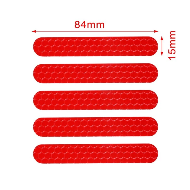 Lot De 4 Autocollants Réfléchissants Pour Trottinette M365 - Sécurité Visibilité Nuit - 8