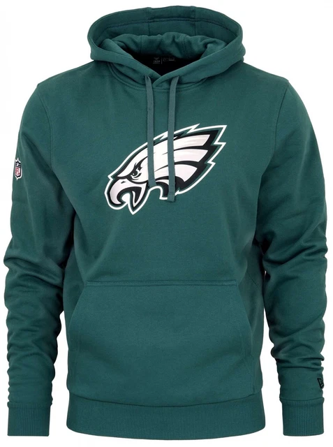 New Era - NFL Philadelphia Eagles Logo Squadra Felpa con Cappuccio