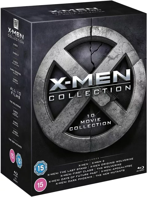 X-MEN 10 Movie Collection Blu-Ray Set NEW (9 of 10 movies are USA compatible)