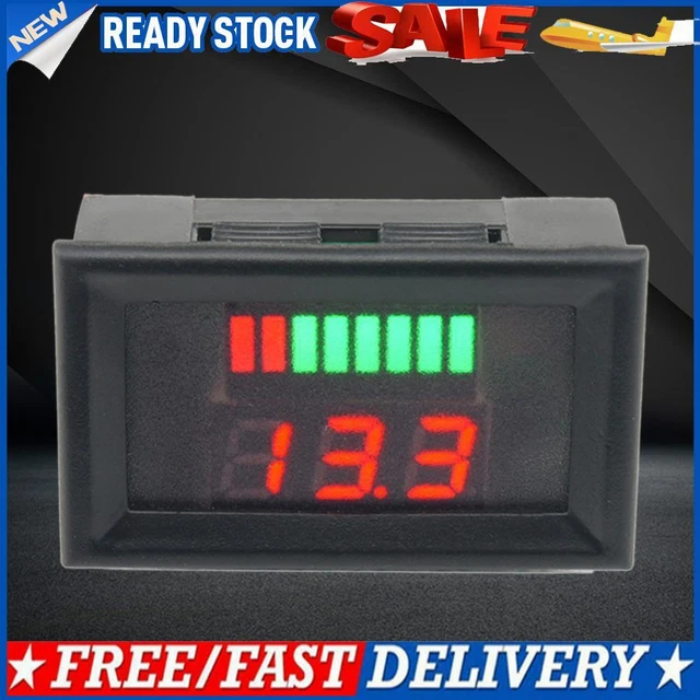 12-60V LEAD ACID Batteries Capacity LED Indicator Digital Voltmeter ...