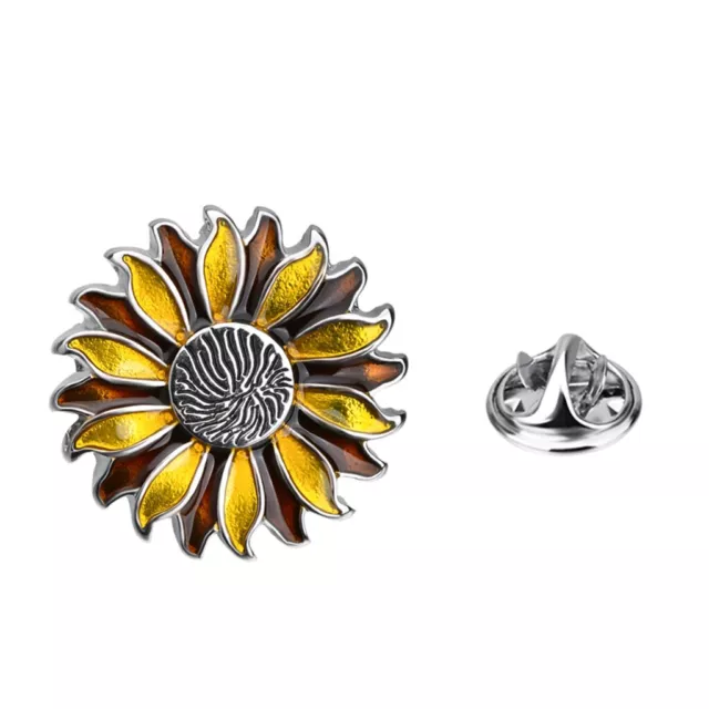 Fashion Sun flower Flower Lapel Pin  Metal Brooch Pins Jewelry Fine Gift