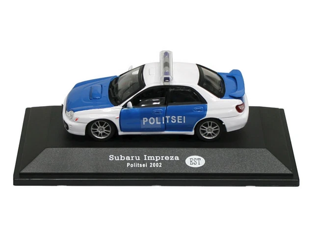 SUBARU IMPREZA POLITSEI Estonia 2002 Police Edicola 1:43 Estonie EUR 39 ...