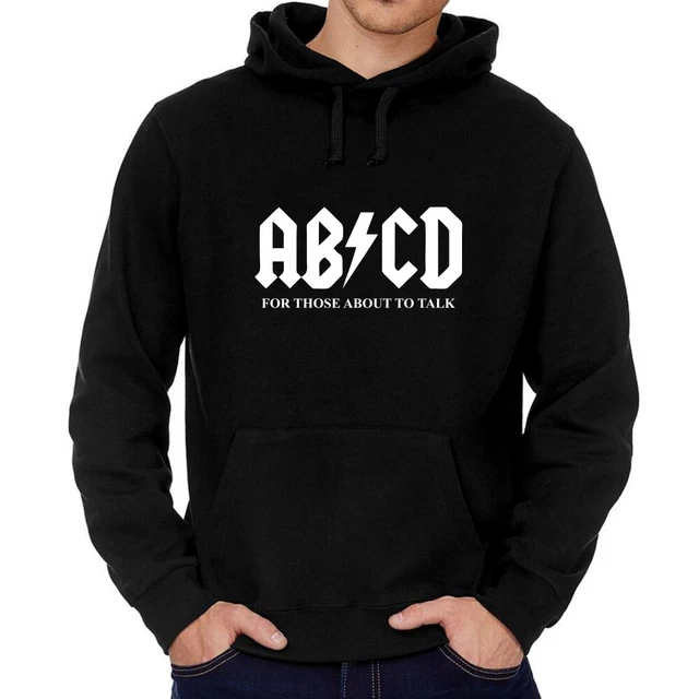 Felpa Cappuccio Nera Frasi Rock Punk Metal Divertente Musica Hoodie Uomo Unisex