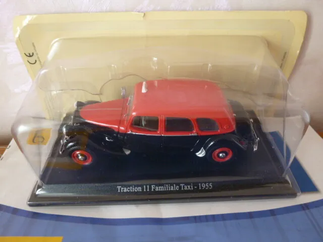 Citroën Traction 11 Familiale - Taxi - 1955 - 1:43 - & Fascicule -