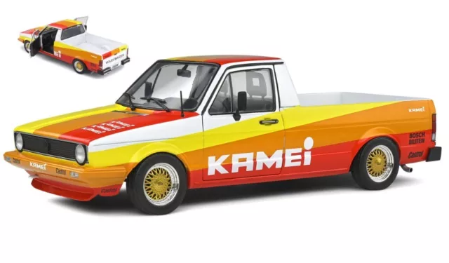 Solido VW CADDY MK-1 KAMEI TRIBUTE "STREET FIGHTER" 1982 RED 1:18