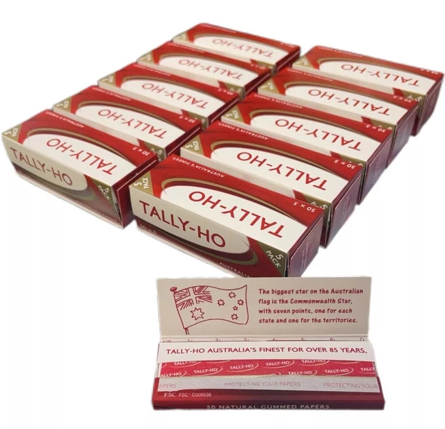 IN STOCK TALLY ho tubing 500 tobacco Cigarette filter tubes ESSENTIAL  ACCESSORY $30.00