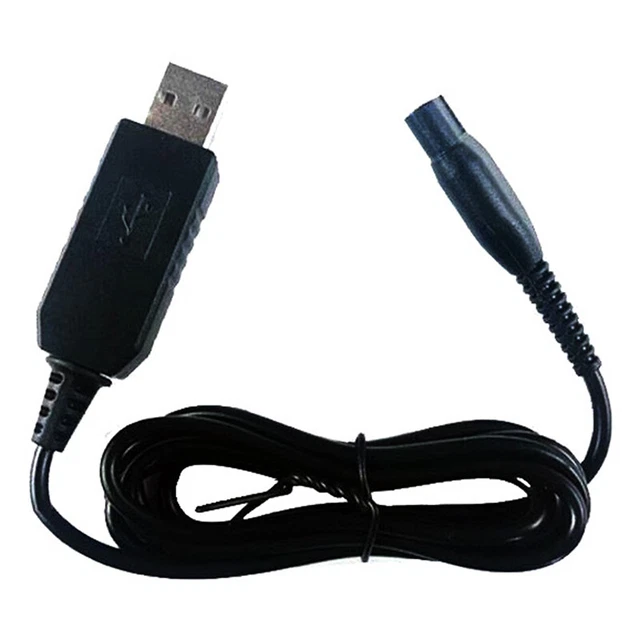 A00390 Shaver Charger Power Cord Adaptor USB Power Charging Cable For OneBlade