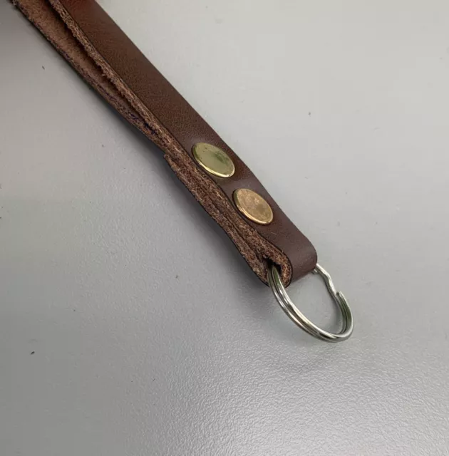 Handmade Genuine Leather Wrist Strap (Light Brown) Camera - US Seller