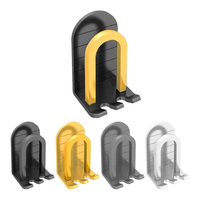 1* Wall Mount Toothbrush Holder Waterproof Bathroom Storage Organizer Rack Stand