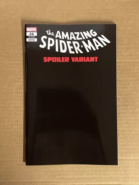 Amazing Spider-Man #26 Spoiler Variant Marvel Comics(2023) Mary Jane Kamala Khan