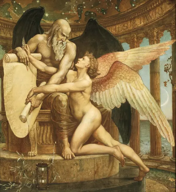 Walter Crane : The Roll of Fate : Archival Quality Art Print