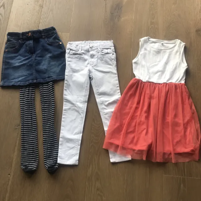 Abbigliamento M&S & Uniqlo gonna jeans in denim per ragazze età 7-8 anni