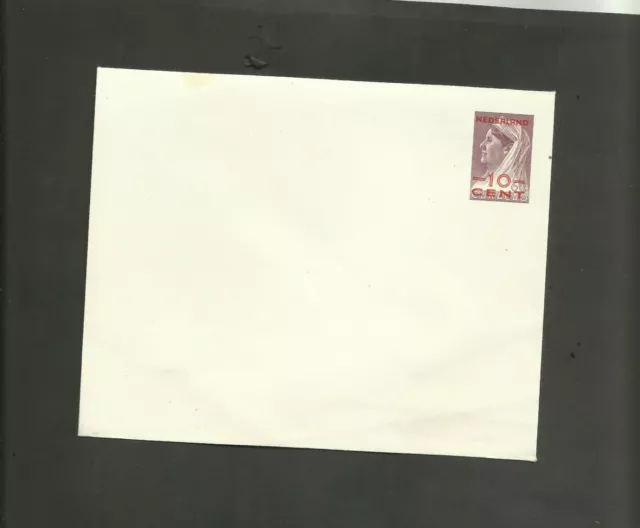 NETHERLANDS ANTILLES Curacao Envelope with 10 cent on 6 cent overprint unused