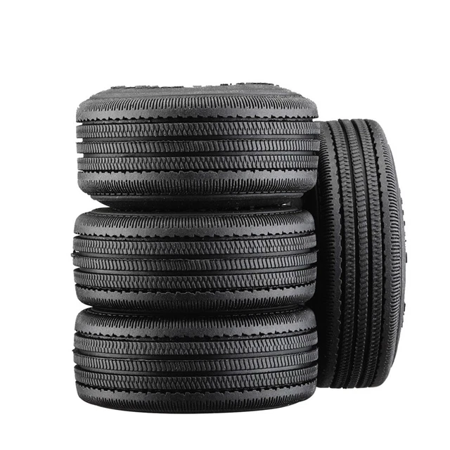 4 Pezzi 56 Mm 1,0 Pollici Gomma Super Morbida Gomma Pneumatico per 1/18 1/2 W3Z3