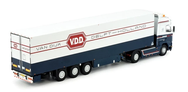 Camion 4x2 VOLVO FH4 500 version toit bas avec semi benne 3 essieux aux couleurs des transports Nicolas