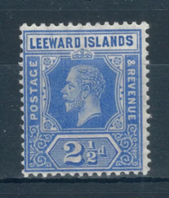 Leeward Islands 1912 21/2d blue stamp. Mint. Sg 67.