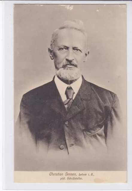 AK Christian Jessen, päd. Schriftsteller, Lehrer um 1910