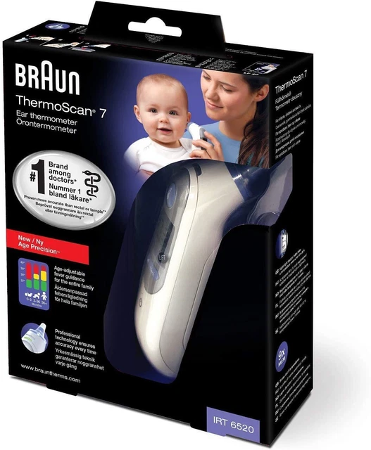 Braun ThermoScan 7 Ear Thermometer, 1pc. fever Thermometer 10216818