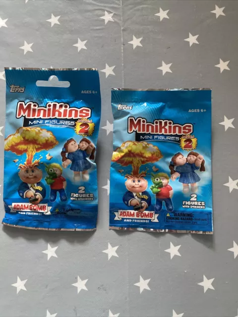 GARBAGE PAIL KIDS MINIKINS SERIES 2 Two Unopened Packs … Like Cheap Toys