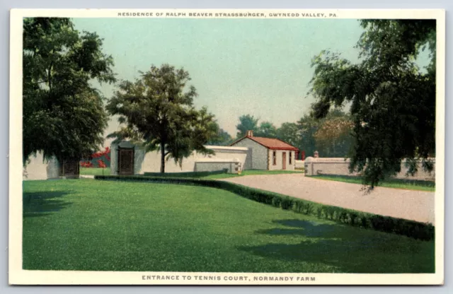 Residence Ralph Beaver Strassburger Gwynedd Valley Pennsylvania PA Normandy PC