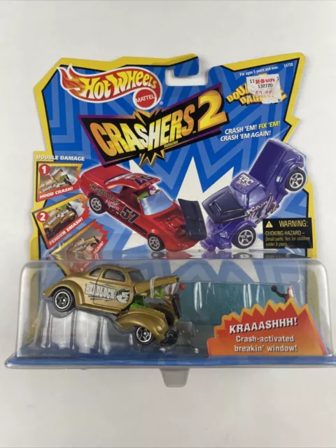 HOT WHEELS - Crashers 2 - Double Damage - Crash & Smash - 1999