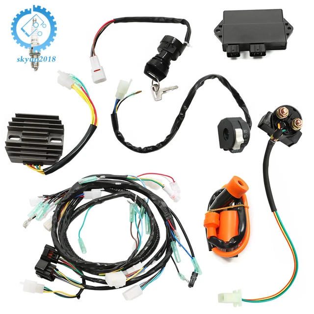 IGNITION COIL SWITCH CDI Relay Wire Harness For Yamaha Warrior 350 1997