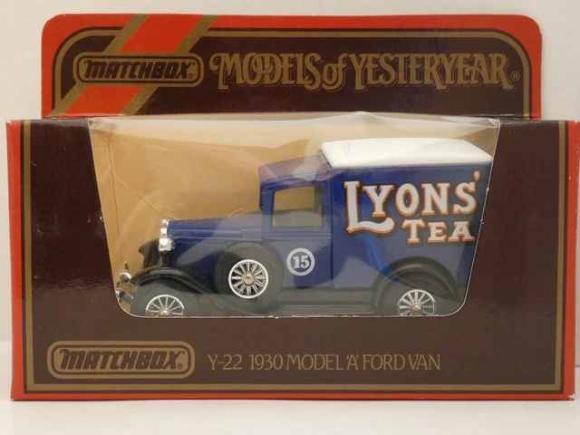 FORD MODEL A Van 1930 Lyons Tea neuf en boite Matchbox Y 22 made in Macau EUR 9 50 PicClick FR