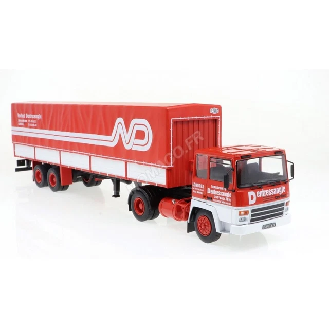 ODEON 1/43 Camion Berliet TR280 Avec Semi-remorque Calberson 2 Essieux - Neuf