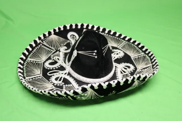 Adulto Belri Mexicano Mariachi Sombrero Charro Cinco de Mayo Disfraz de Halloween