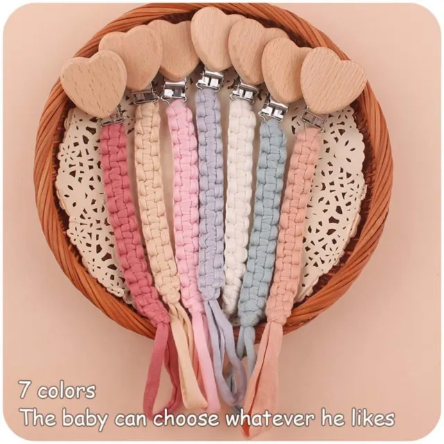 Dummy Clips Pacifier Holder Clips Baby Pacifier Chain Baby Teether Toys Straps