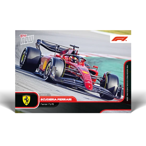 TOPPS NOW F1 2022 #P05 SCUDERIA FERRARI F1 75 Limited EUR 12,90 ...