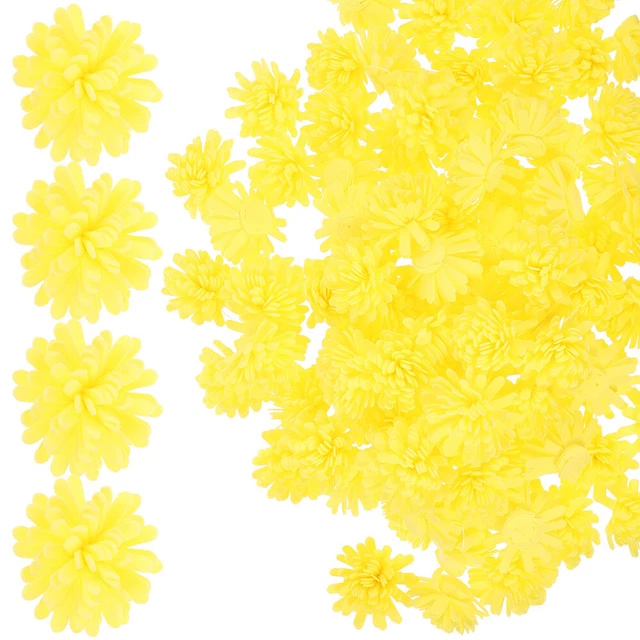 100 pz fiori in legno sola fiori aromaterapia mini profumi testa di fiore