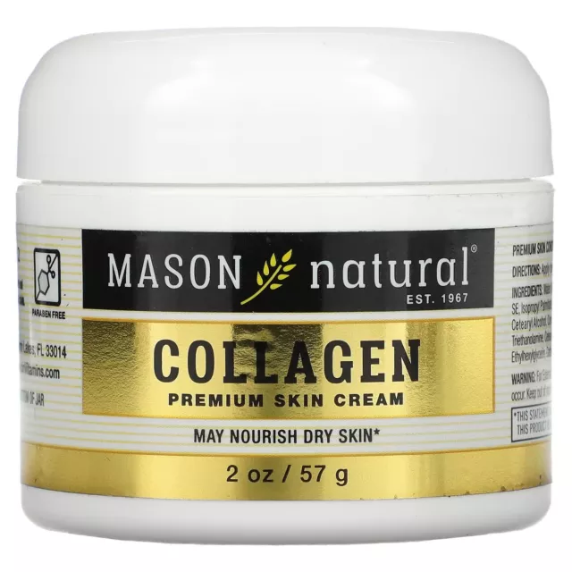 Crème Visage Collagène Mason Natural  qualitépremium anti Imperfection  anti âge