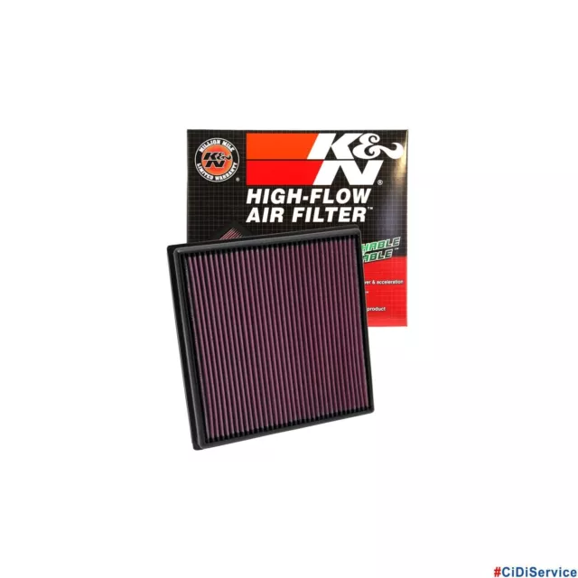 K&N Filtro de Aire Deportivo Lavable Astra J Zafira C Tourer Chevrolet Cruze