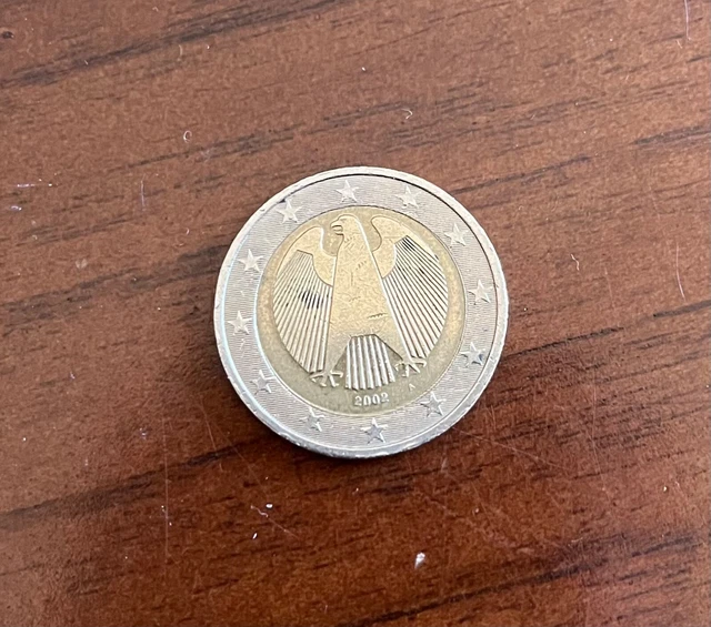 moneda 2 euros alemania 2002 letra f