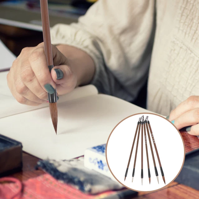 Pincel de artista pluma pincel de pintura al óleo pincel sumi pluma caligrafía pinceles sumi