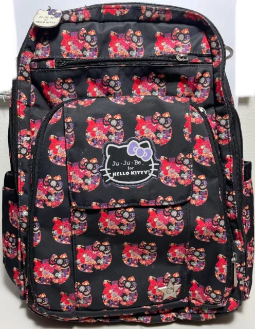 Ju-Ju-Be - Be Right Back, Hello Kitty Diaper Bag Backpack (USED, SEE NOTES PLS!)