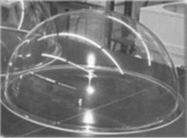 HEMISPHERE CLEAR PLEXIGLAS 36" OD x 18" High x .177" + 1" Flange 1 DOME 15277-12