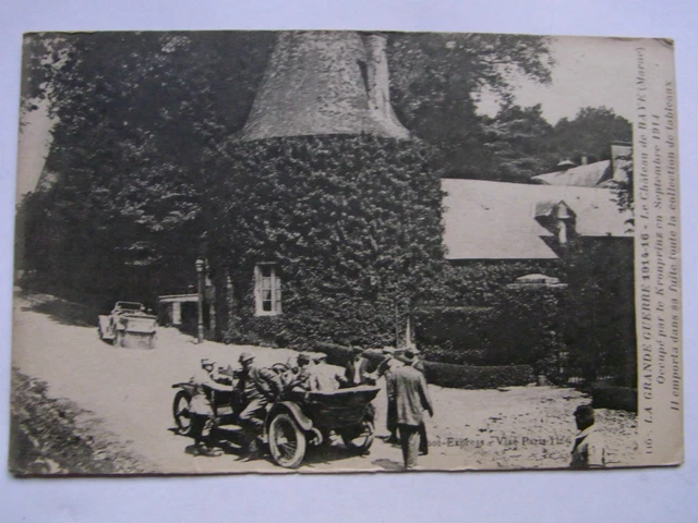 10B18 Wwi Cpa Guerre 14/18 . 116 . Le Château De Baye Marne Occupe Par Konprinz