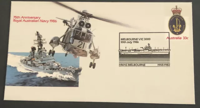 Australian PSE 1986 75th Anniversary Royal Australian Navy